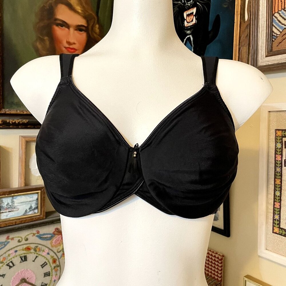 Wacoal Black Bodysuede® Full-Coverage Seamless Inner Sling Underwire Bra 34D